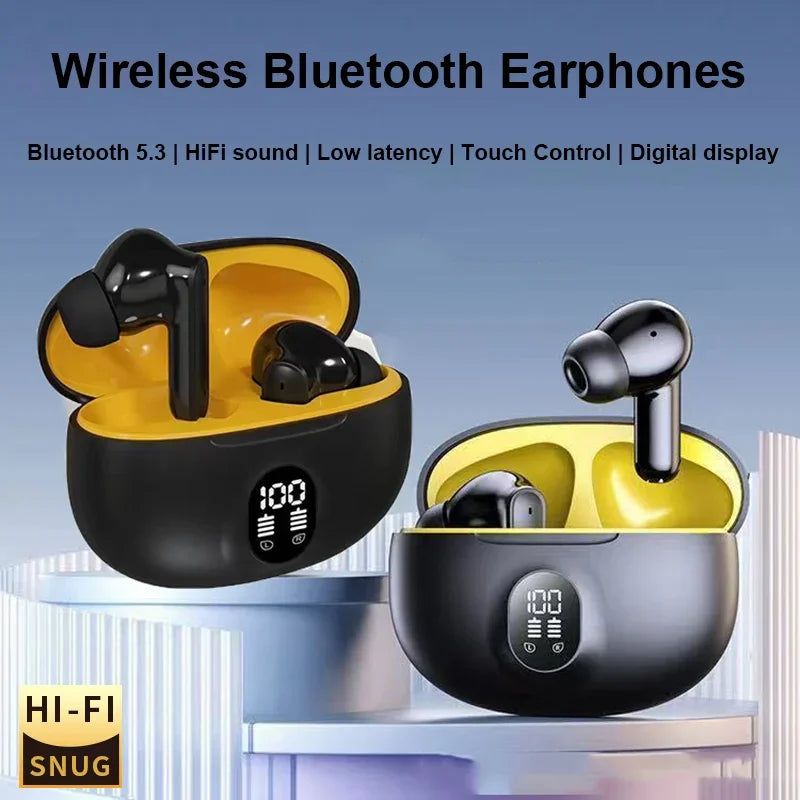 M04 TWS Wireless Earbuds – LED Display & Stereo Sound